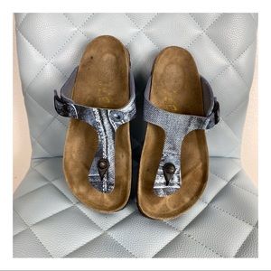 BIRKENSTOCK | papillio denim print gizeh thong sandal (7)